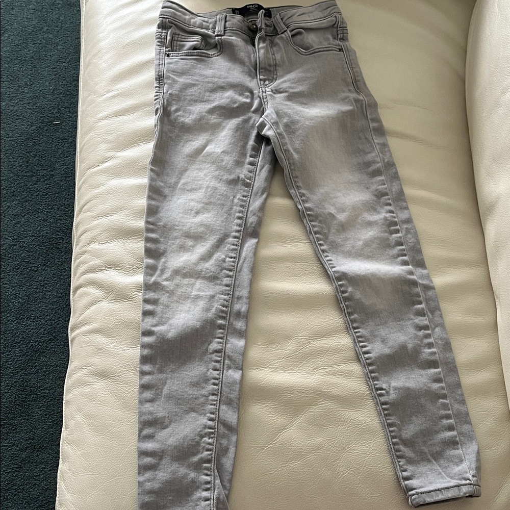 Kids Grey Skinny Jeans - Stretch Slim Fit